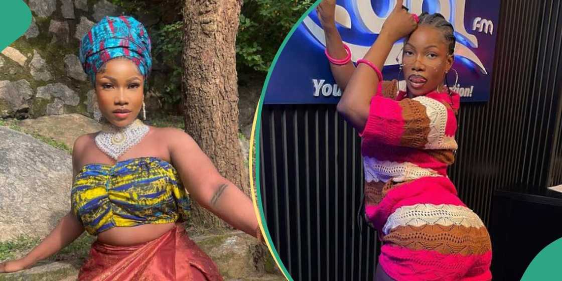 BBNaija Tacha flaunts bikini body