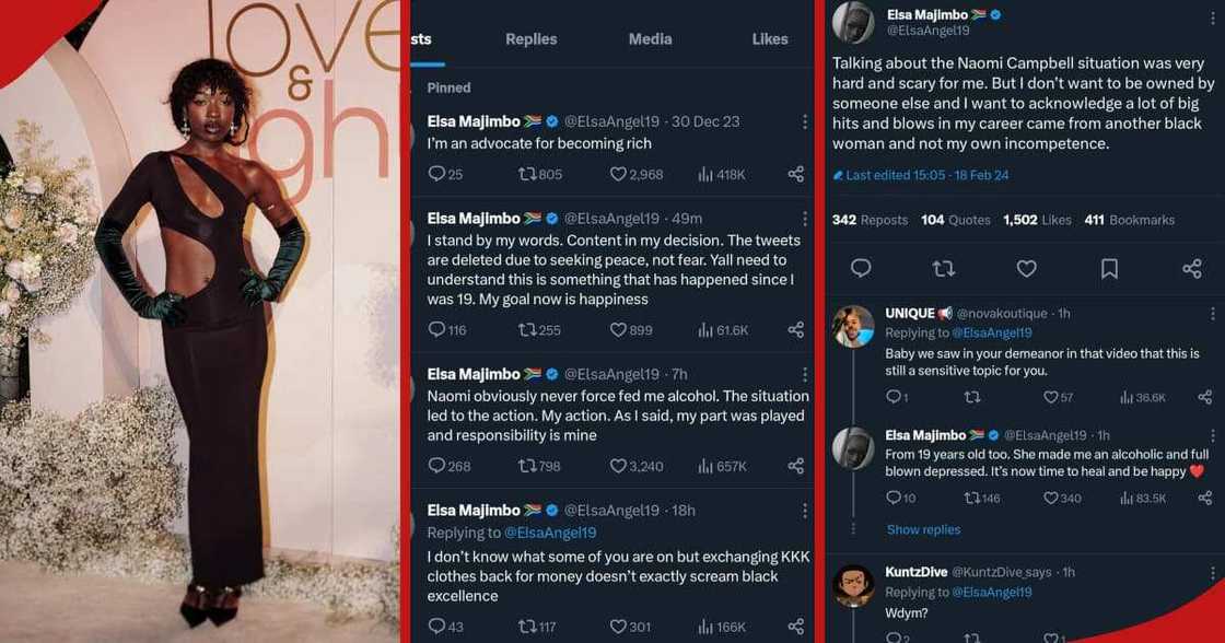 Elsa Majimbo's tweets on X