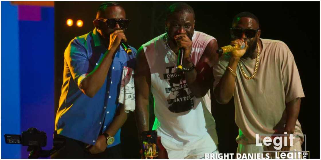 Psquare reunite singers Timaya, J Martins