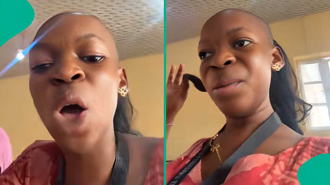 Yoruba student posts video of herself in French class.