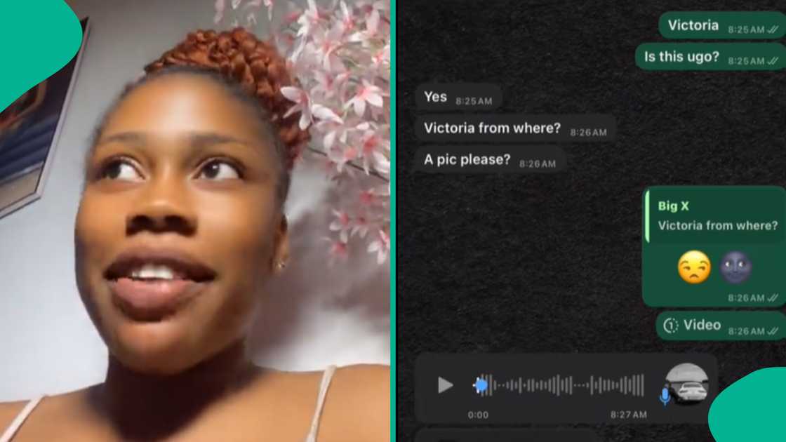 Lady who sent message to her ex-boyfriend. Lady who sent message to her ex-boyfriend.