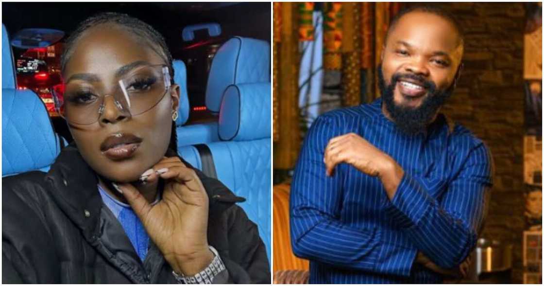 BBNaija star Khloe, Nedu Wazobia. BBNaija star Khloe, Nedu Wazobia.