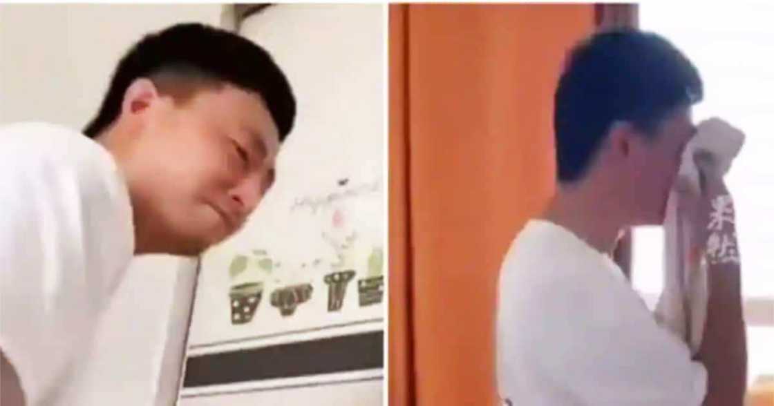 Zhengzhou, Henan Province of China, Chinese dad cries as son gets 6/100, Chineses dad cries Zhengzhou, Henan Province of China, Chinese dad cries as son gets 6/100, Chineses dad cries