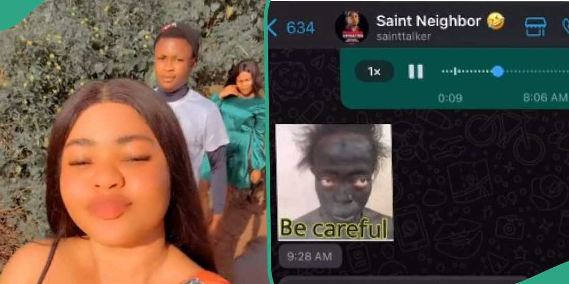 Reactions as lady leaks voice note of male neighbour she allowed to sleep in her room Reactions as lady leaks voice note of male neighbour she allowed to sleep in her room