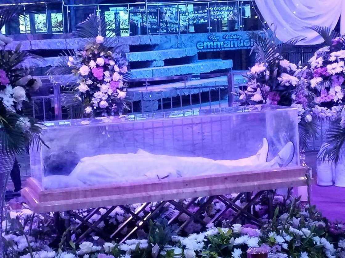 Members of the Synanague Church of all Nations can now pay their last respect to TB Joshua Members of the Synanague Church of all Nations can now pay their last respect to TB Joshua
