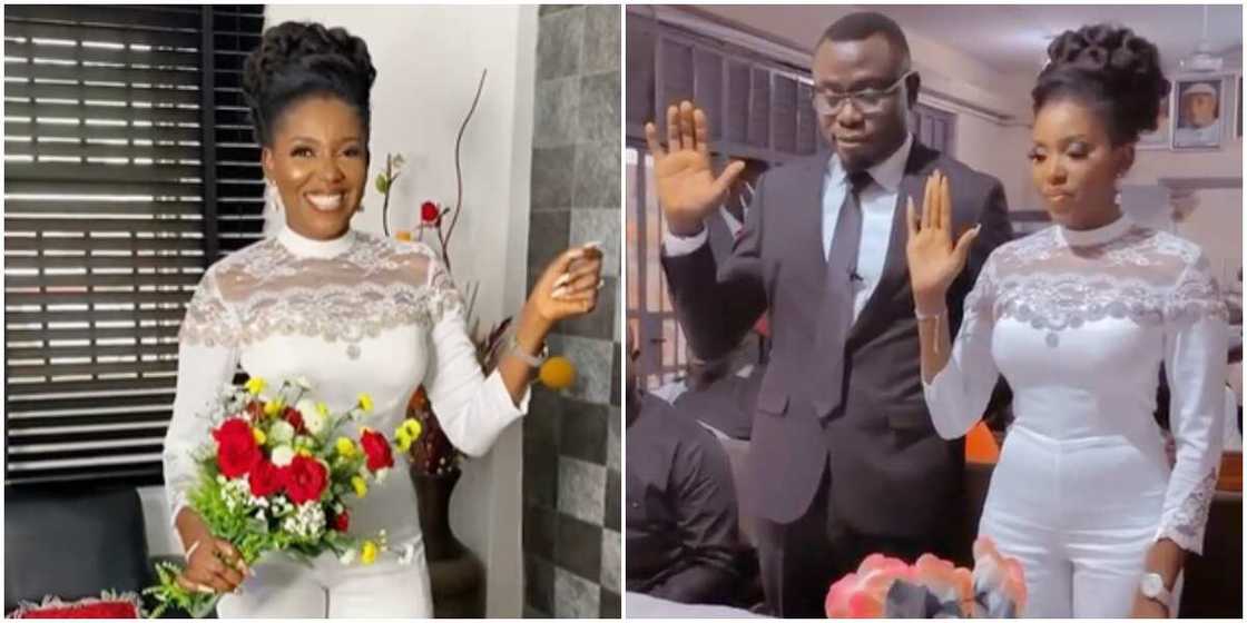 It’s Legal, Nollywood Actress Biola Adebayo Happily Says As She Officially Ties the Knot It’s Legal, Nollywood Actress Biola Adebayo Happily Says As She Officially Ties the Knot