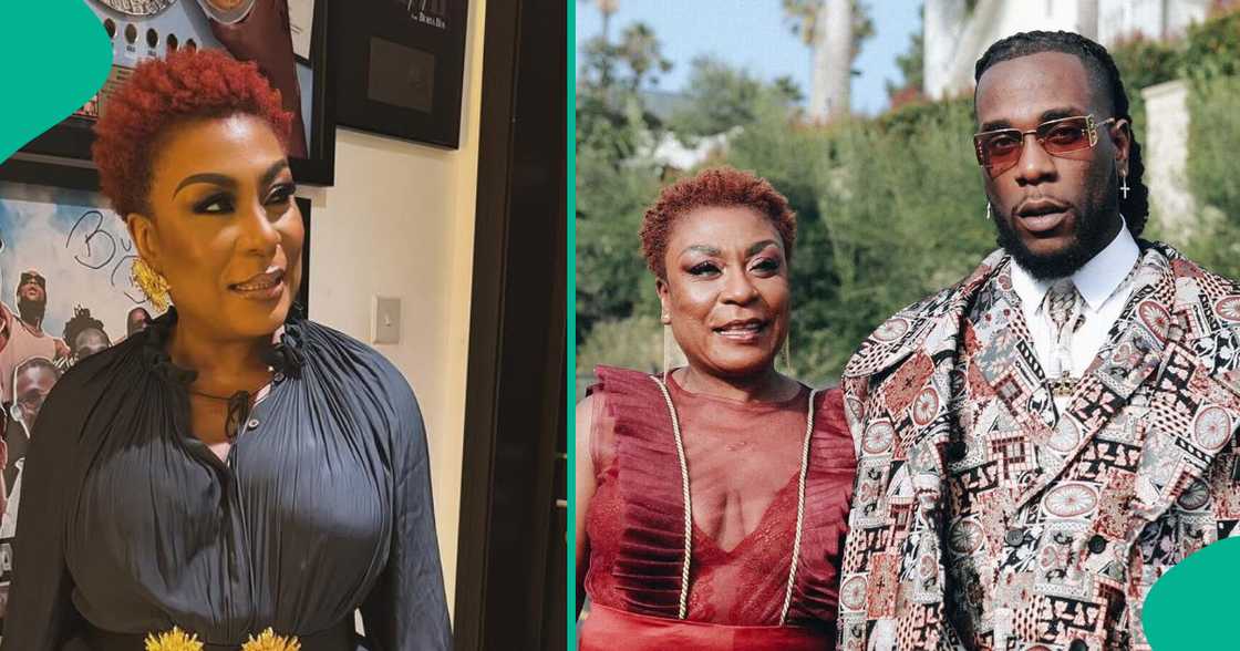 Burna Boy's mother earn a spot in MusicWeek Awards nomination list.