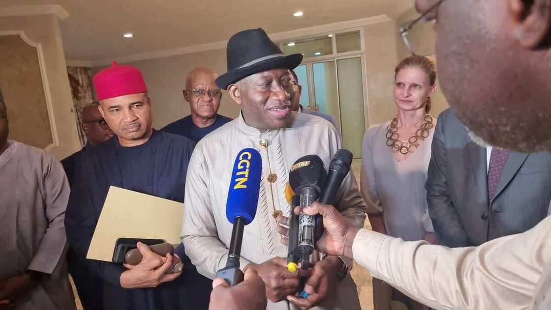 Goodluck Jonathan, 2023 presidential election, Bola Tinubu, Atiku Abubakar, Peter Obi Goodluck Jonathan, 2023 presidential election, Bola Tinubu, Atiku Abubakar, Peter Obi