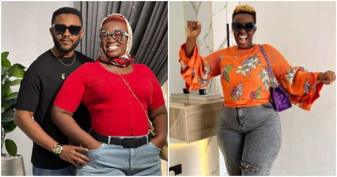 Comedian Warri Pikin and her hubby Comedian Warri Pikin and her hubby