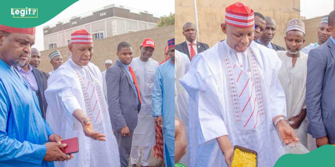 Governor Abba Yusuf inspected the Kano state Ramadan Feeding Centres on Friday, March 22