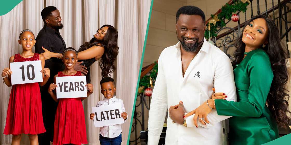 Jude Okoye and his family rock lovely outfits Jude Okoye and his family rock lovely outfits