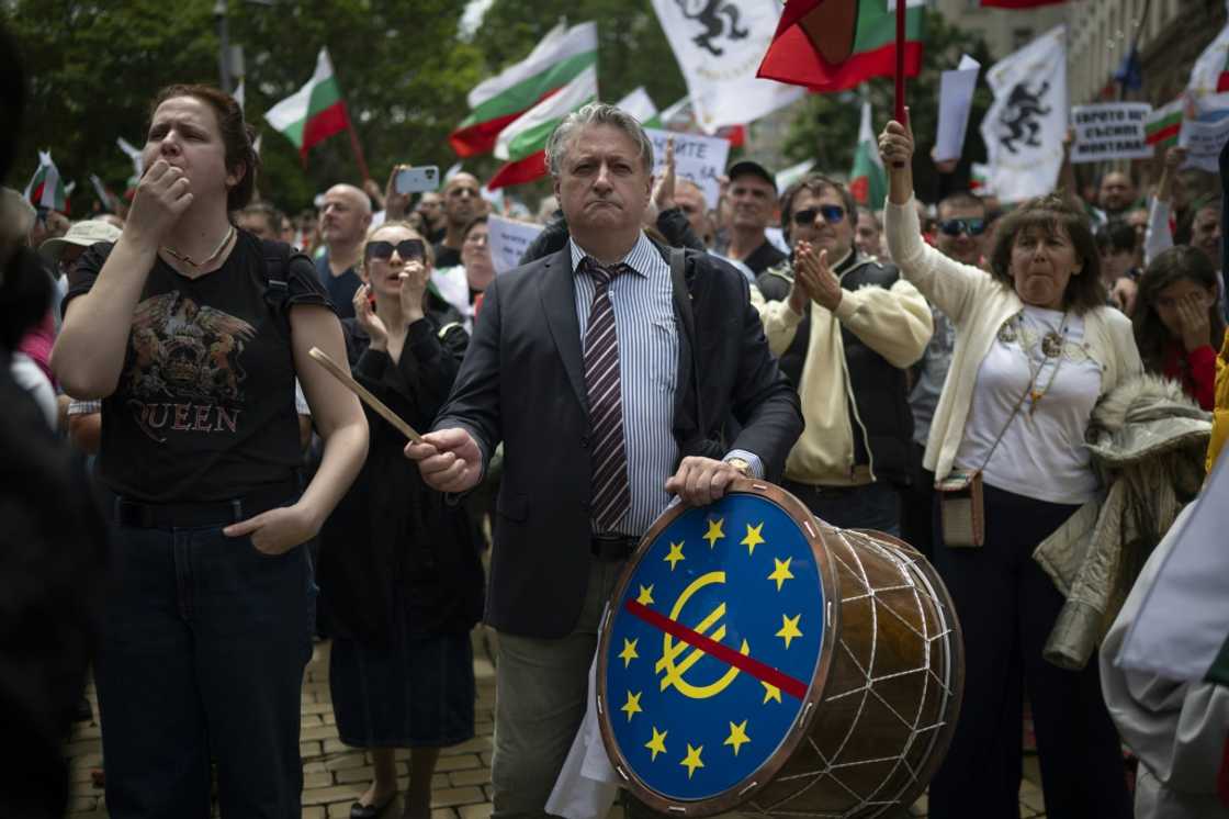 Not everyone in Bulgaria welcomes the push to adopt the euro, with protests and surveys showing many citizens aren't happy