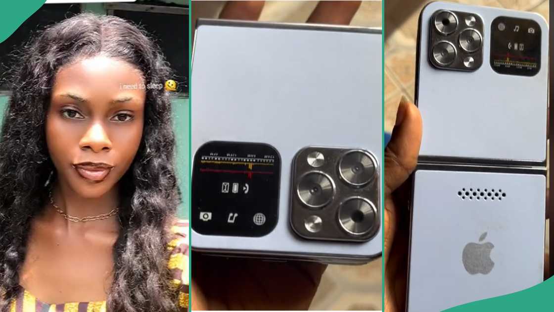 Video: See the phone this Nigerian man bought, you will be surprised