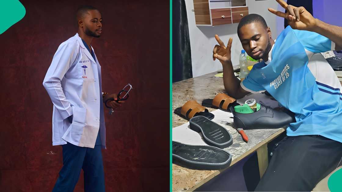 Photos emerge as Nigerian shoemaker becomes medical doctor, inspires people Photos emerge as Nigerian shoemaker becomes medical doctor, inspires people