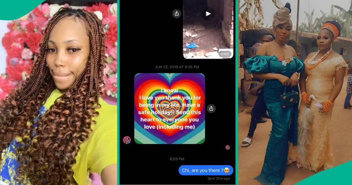 Nigerian lady Peace Chidimma Nwokocha is under fire over her Facebook chat with her secondary school friend who passed away in 2024 Nigerian lady Peace Chidimma Nwokocha is under fire over her Facebook chat with her secondary school friend who passed away in 2024