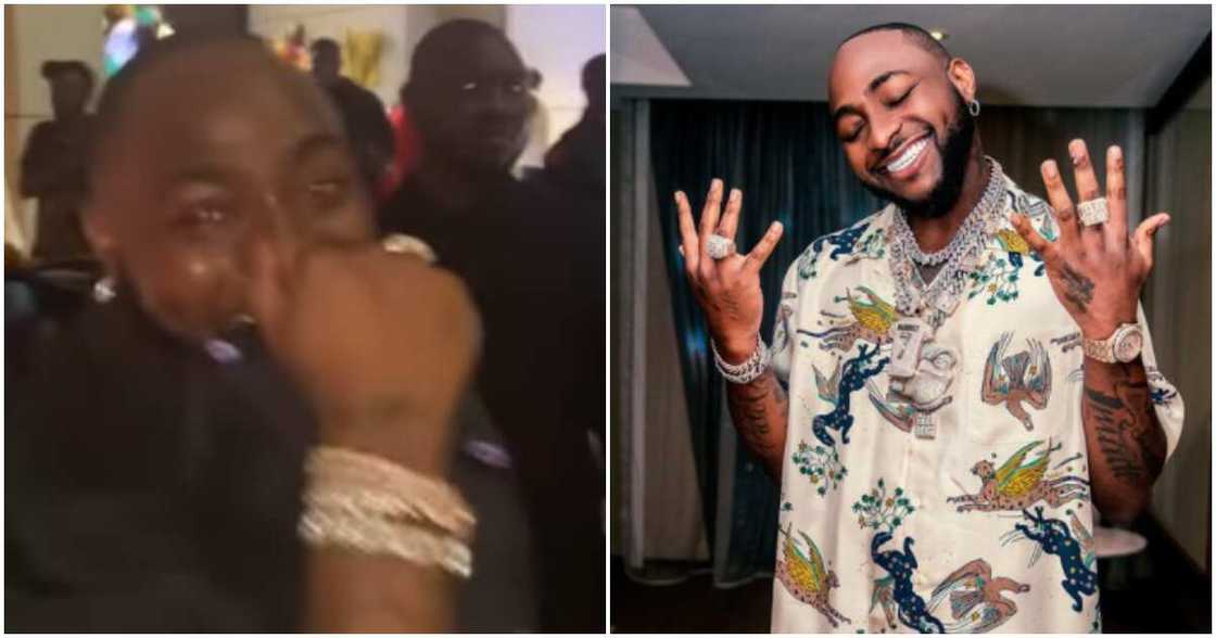 Davido moves with heavy bodyguards Davido moves with heavy bodyguards