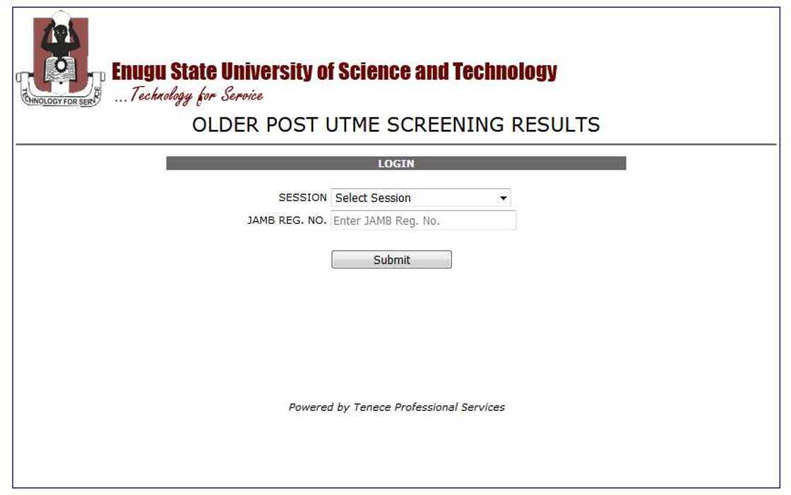 Enugu State University of Science and Technology Enugu State University of Science and Technology