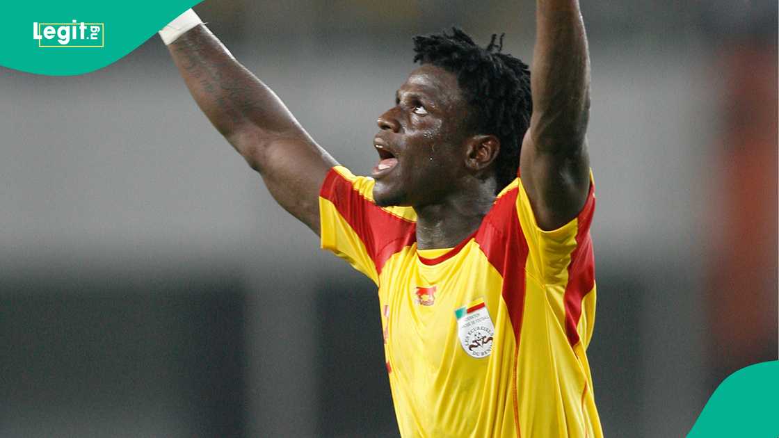 Razak Omotoyossi, Benin Republic, Ivory Coast, Sekondi, Ghana, AFCON 2008m Razak Omotoyossi, Benin Republic, Ivory Coast, Sekondi, Ghana, AFCON 2008m