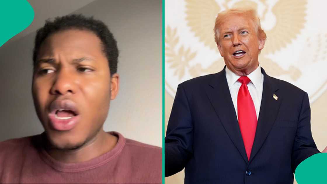 Man tells Donald Trump to stay away from Nigeria. Man tells Donald Trump to stay away from Nigeria.