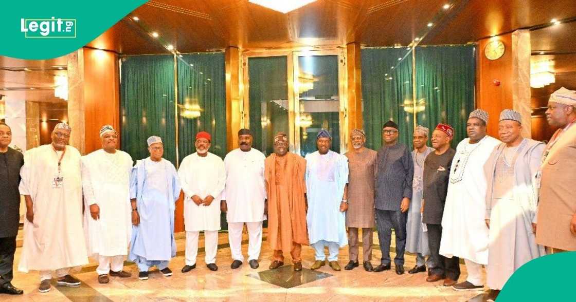 At Aso Rock, President Tinubu receives delegation of 1999 governors.