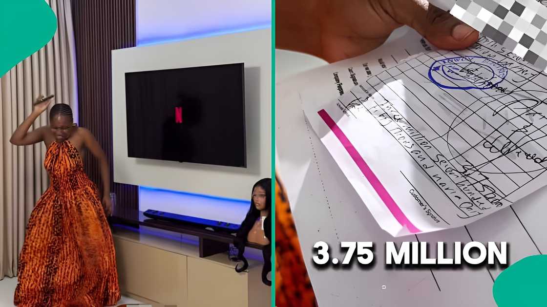 Nigerian woman grabs attention after installing solar system with multiple panels