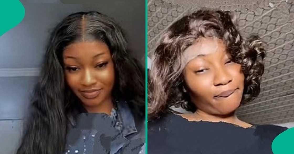 Lady 'bows head' in shame after seeing old video she sent to her ex-boyfriend. Lady 'bows head' in shame after seeing old video she sent to her ex-boyfriend.