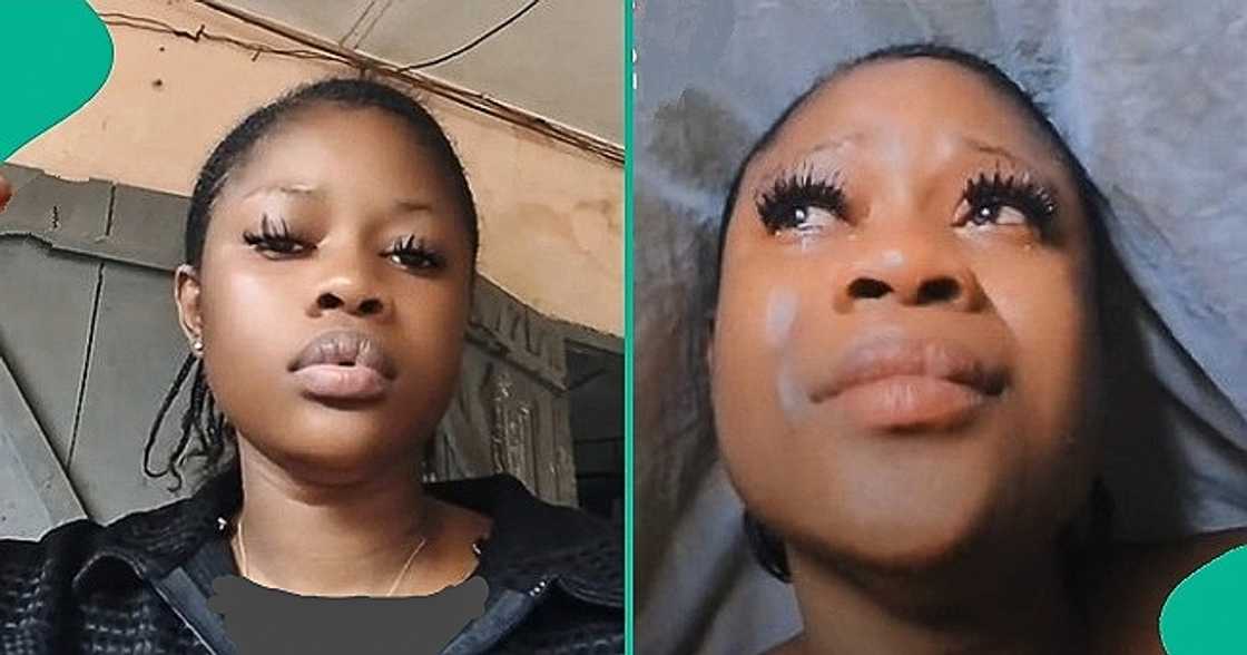 Lady cries as boyfriend gets her younger sister pregnant Lady cries as boyfriend gets her younger sister pregnant