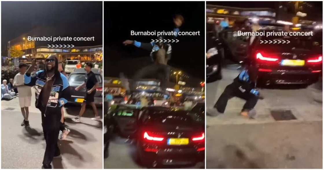 Burna Boy lookalike performs like singer in Netherlands. Burna Boy lookalike performs like singer in Netherlands.