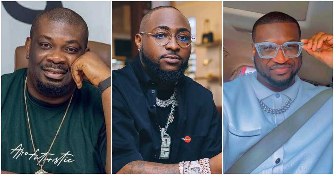 Davido, Don Jazzy, Peter Okoye