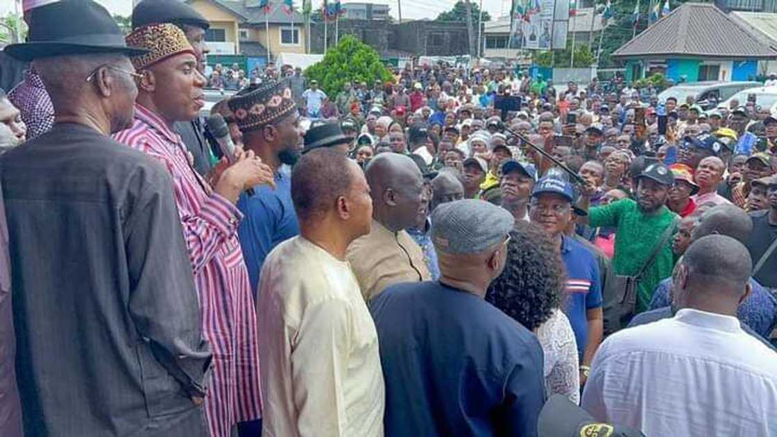 Rotimi Amaechi, APC supporters in Rivers