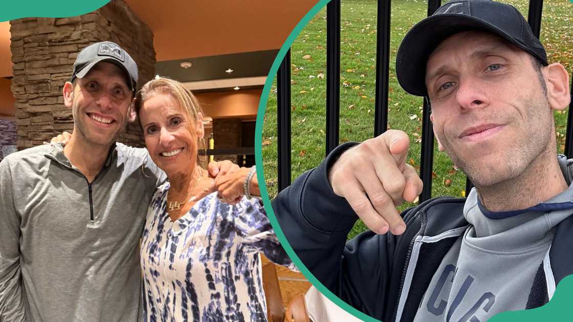 Seth Gold with his mother Seth Gold with his mother