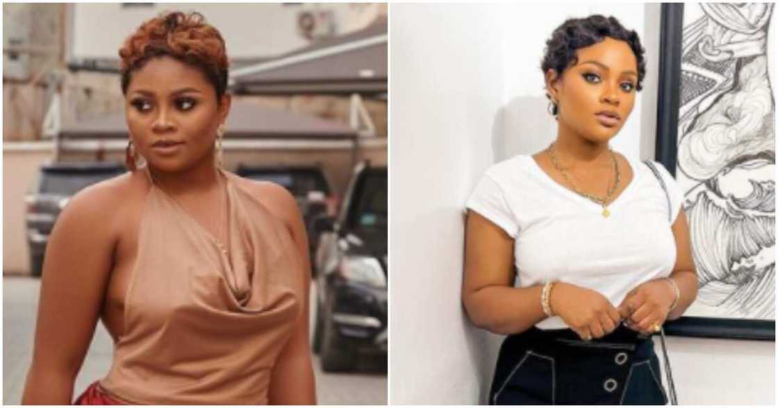 Tega says her set was very peaceful Tega says her set was very peaceful