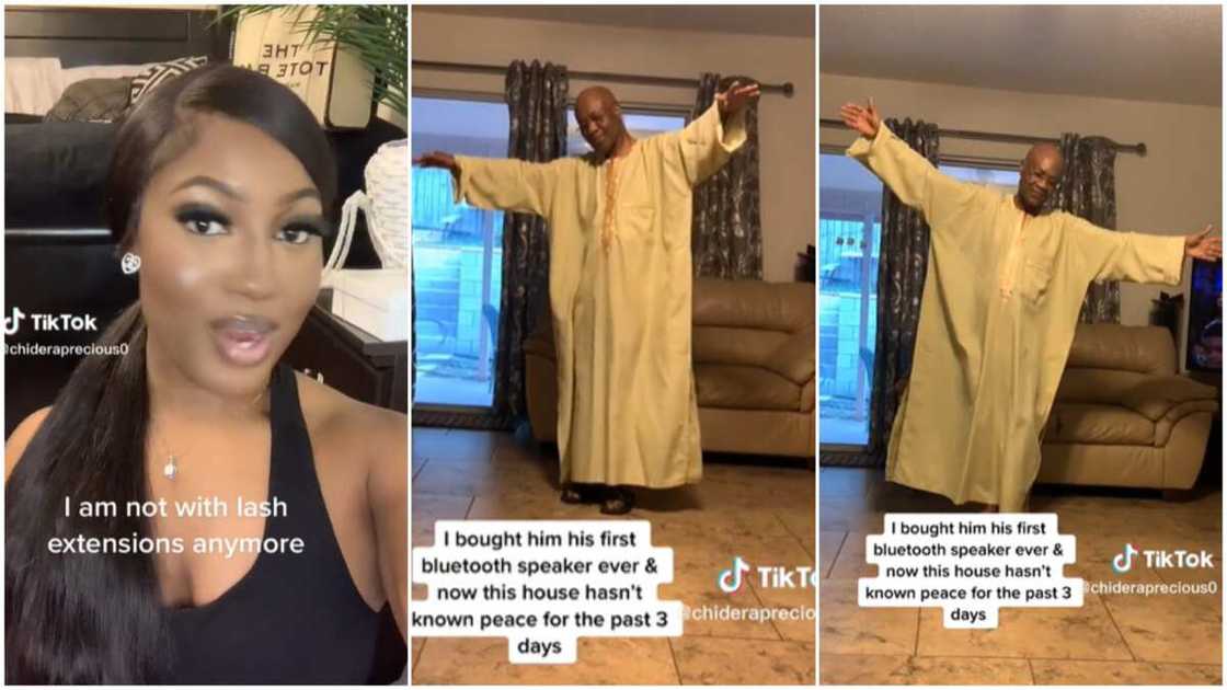 Father and daughter goals/man enjoyed his Bluetooth speaker. Father and daughter goals/man enjoyed his Bluetooth speaker.