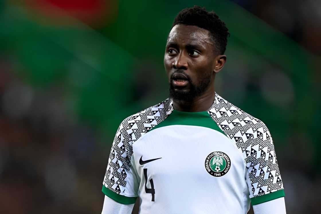 Wilfred Ndidi at Estadio Jose Alvalade in Lisbon, Portugal. Wilfred Ndidi at Estadio Jose Alvalade in Lisbon, Portugal.