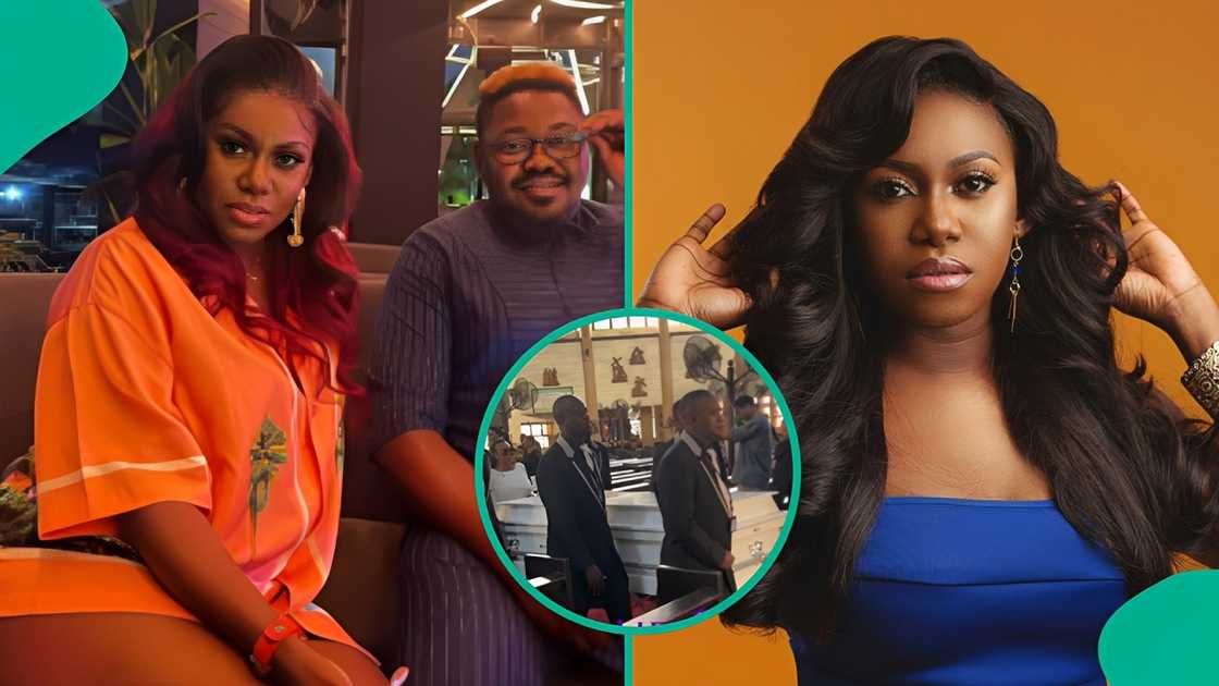 Video from singer Niniola's husband Michael's final burial ceremony emerges. Video from singer Niniola's husband Michael's final burial ceremony emerges.