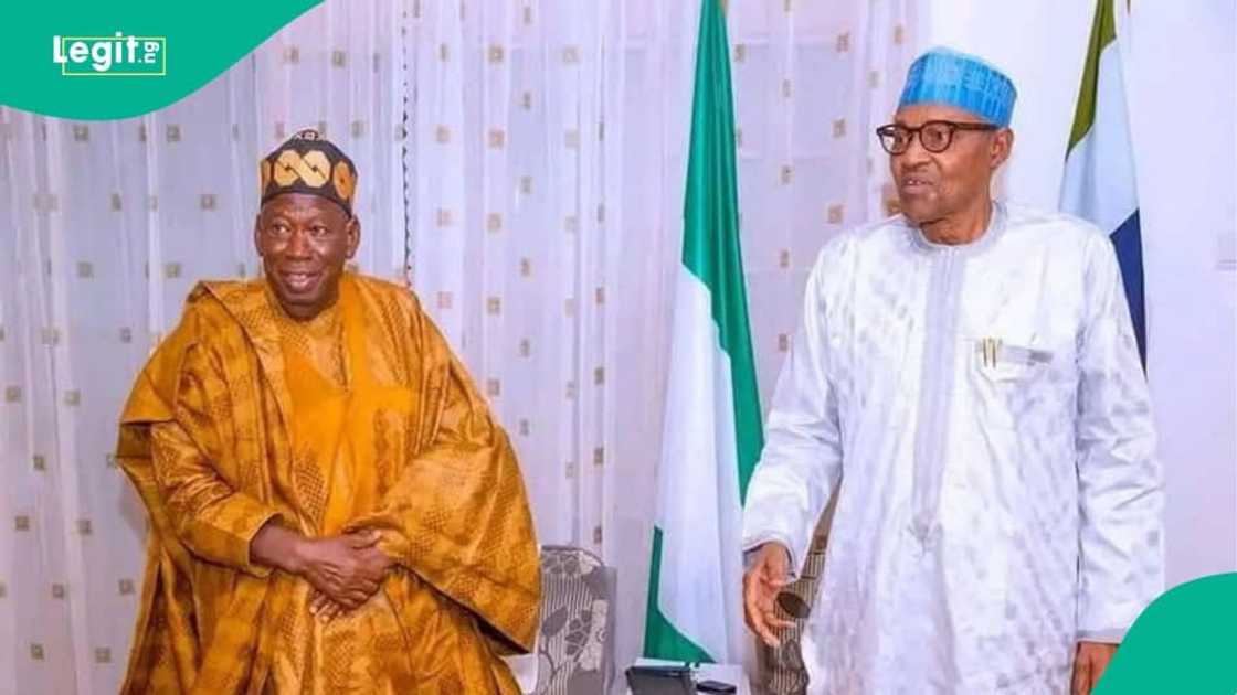 Abdullahi Umar Ganduje da Muhammadu Buhari