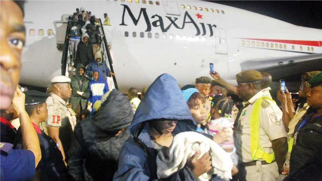 This picture shows the stranded returnees that were stranded in Libya in 2019. Photo source: The Guardian This picture shows the stranded returnees that were stranded in Libya in 2019. Photo source: The Guardian