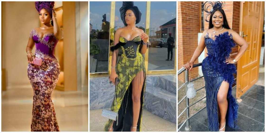 Photos of ladies in asoebi dresses. Photos of ladies in asoebi dresses.