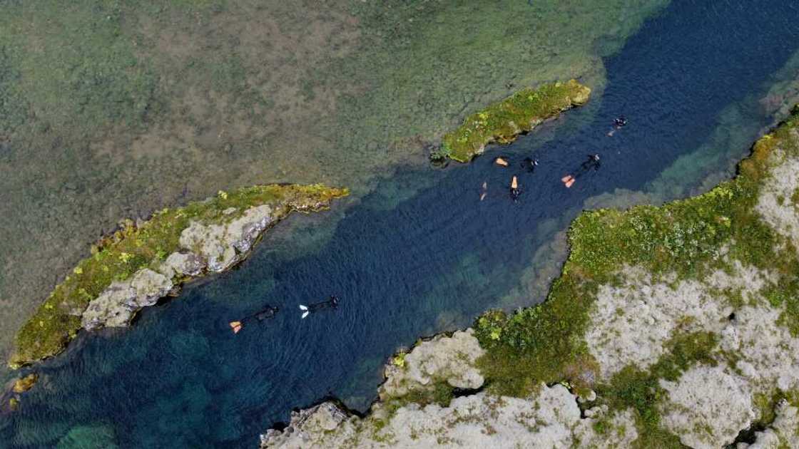 Visibility underwater can exceed 100 metres (330 feet) and the spectacle of light and darkness is hypnotic Visibility underwater can exceed 100 metres (330 feet) and the spectacle of light and darkness is hypnotic