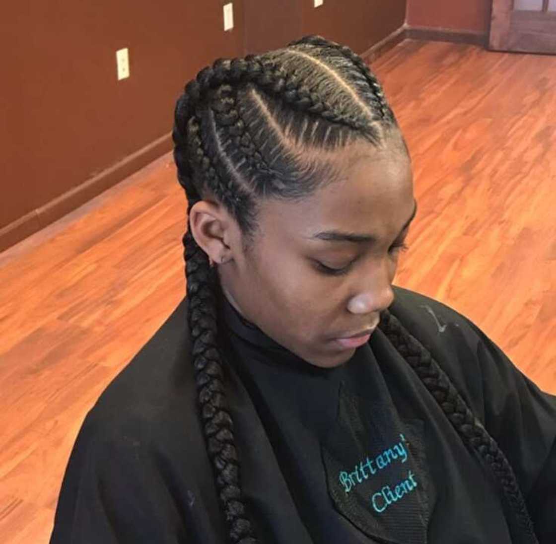 feed in braids styles for black women