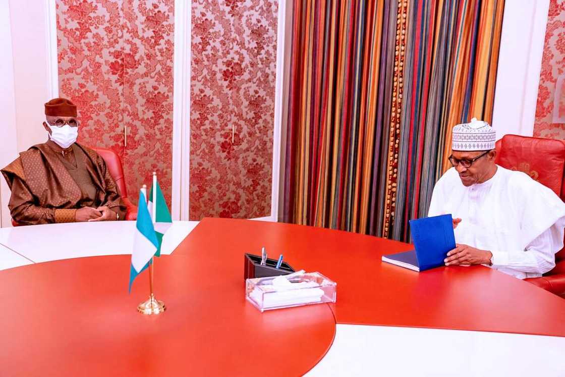 Another Southwest governor meets President Buhari over herdsmen's atrocities Another Southwest governor meets President Buhari over herdsmen's atrocities