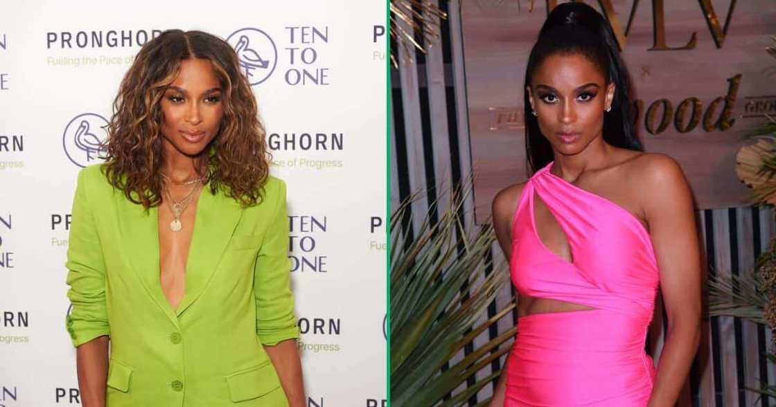 Ciara shows off her body Ciara shows off her body