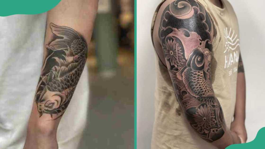 Japanese koi fish tatto Japanese koi fish tatto