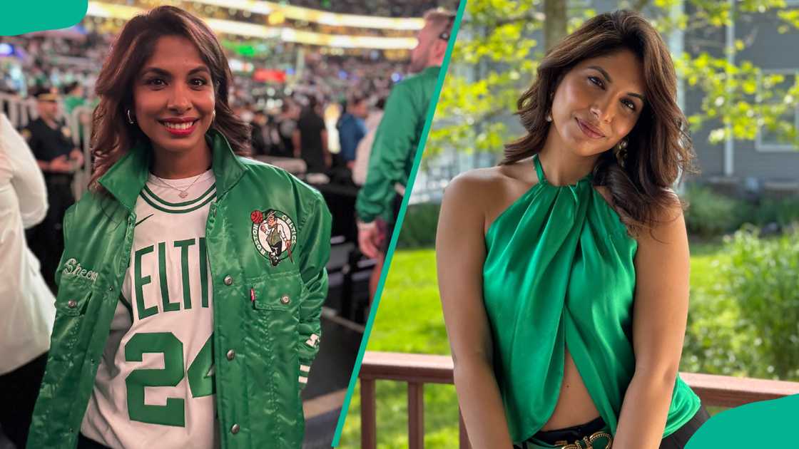 Sheena Melwani rocking green outfits