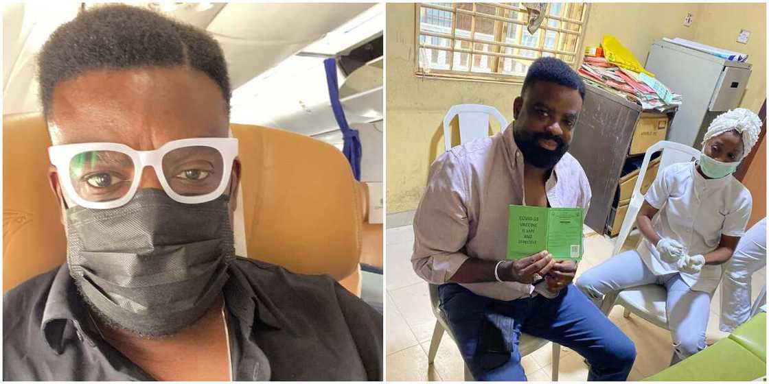 COVID 19: I've Taken It, Actor Kunle Afolayan Says as He Gets Vaccinated, Jets out of Nigeria COVID 19: I've Taken It, Actor Kunle Afolayan Says as He Gets Vaccinated, Jets out of Nigeria
