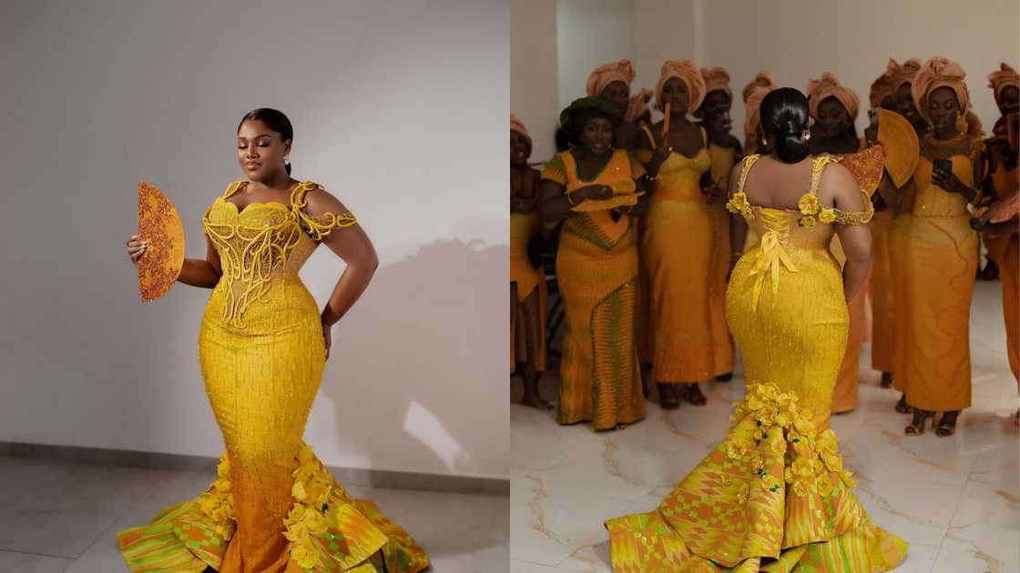 Stunning mustard gown Stunning mustard gown