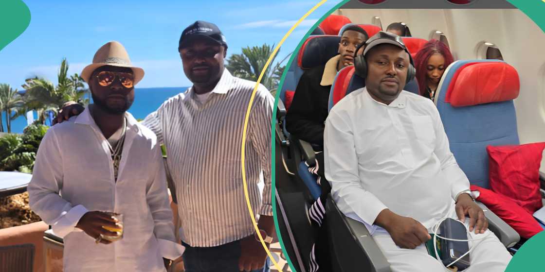 Davido and Isreal DMW in Paris, Isreal DMW on Plane Davido and Isreal DMW in Paris, Isreal DMW on Plane