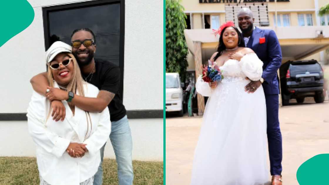 Nigerian man marries American lady. Nigerian man marries American lady.