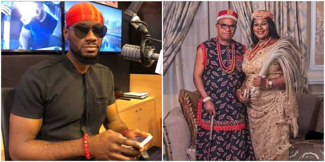 Meet BBNaija Prince's father, the wealthy king of a town in Imo state