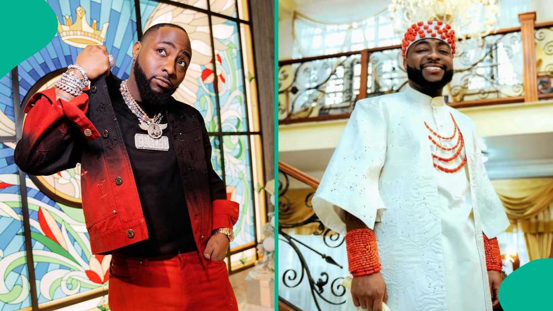 Davido wears designer outfits